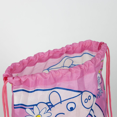 Peppa Gris Håndkle Treningsbag & Kaps Sett, Rosa