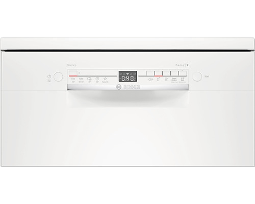 Bosch SMS2ITW33E vrijstaande vaatwasser, 60 x 84,5 x 60 cm, voor 12 couverts, 10,5 l inhoud, 48 dB(A) - Compatibel met SMART HOME van hornbach