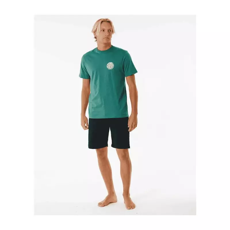 Teeshirt RIPCURL Wetsuit Icon Tee Washed Green