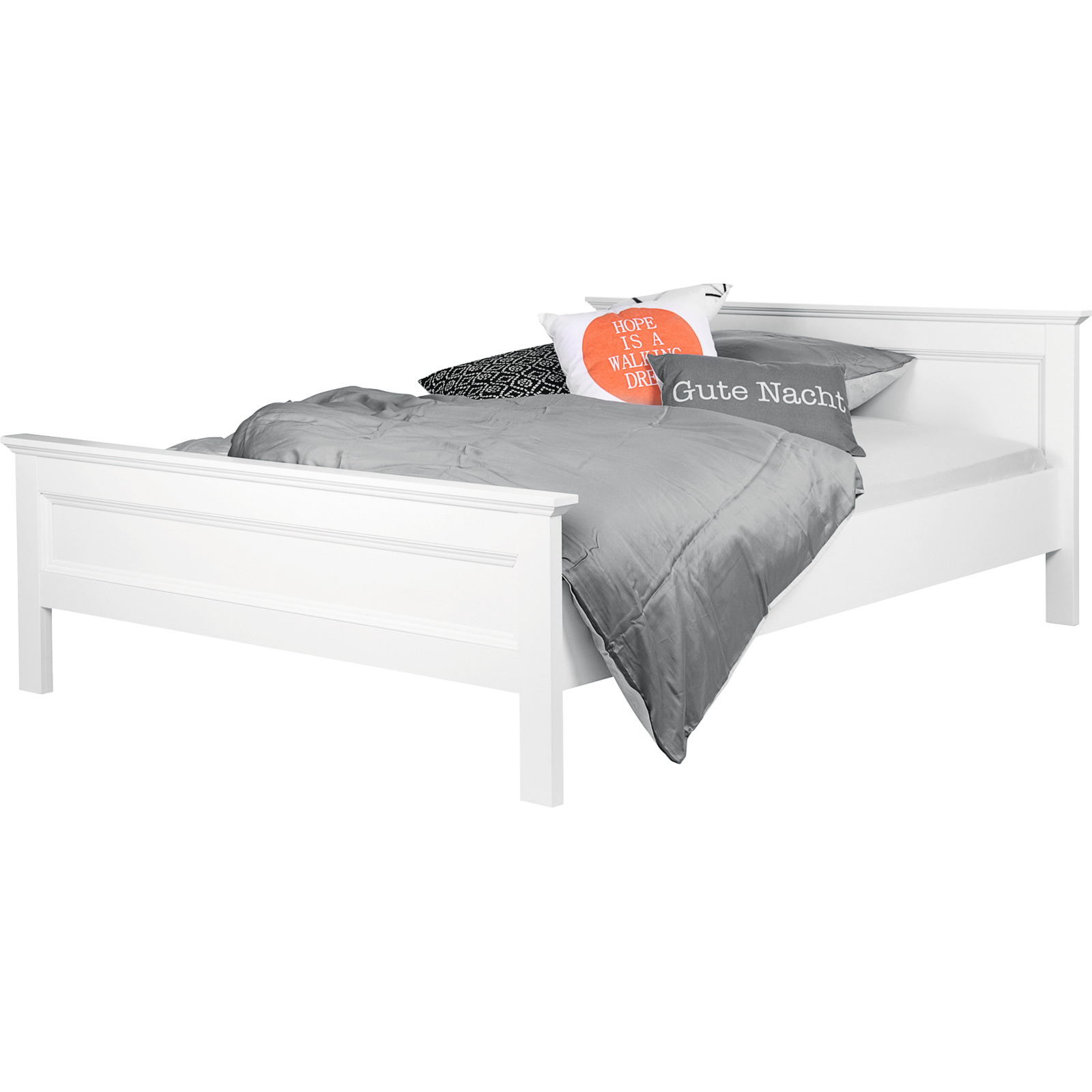 Bett Landwood weiss, 90x200