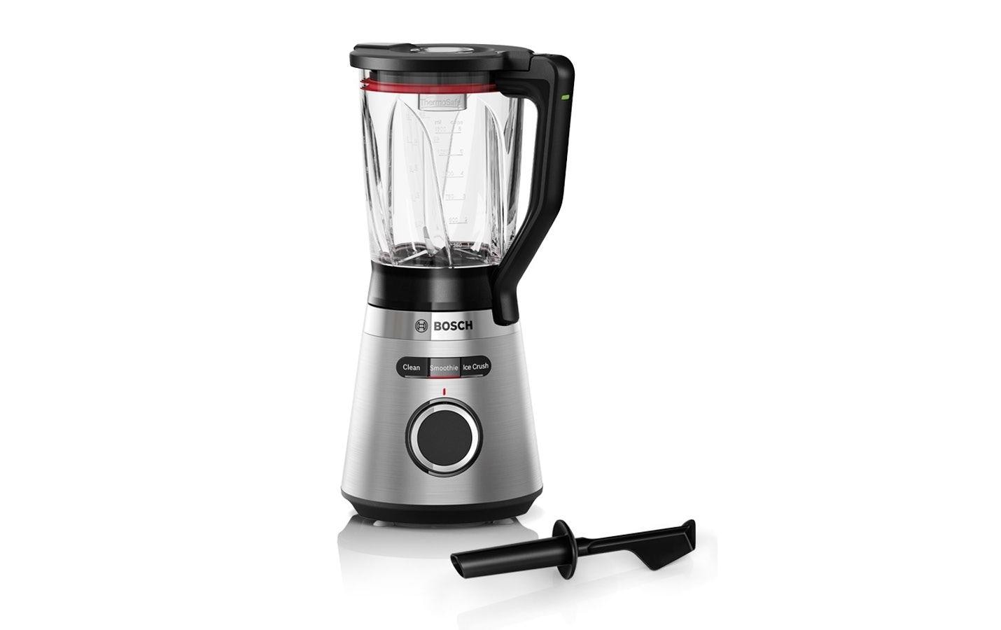 Standmixer MMB6382M Schwarz/Silber<br>Kraftvoller Mixer mit ThermoSafe Glasbehälter und Sicherheitsdeckel
