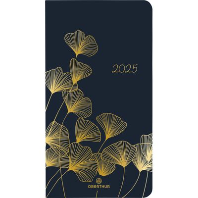 Agenda de poche Astoria - 1 semaine sur 2 pages - 9,5 x 17 cm - noir - Oberthur