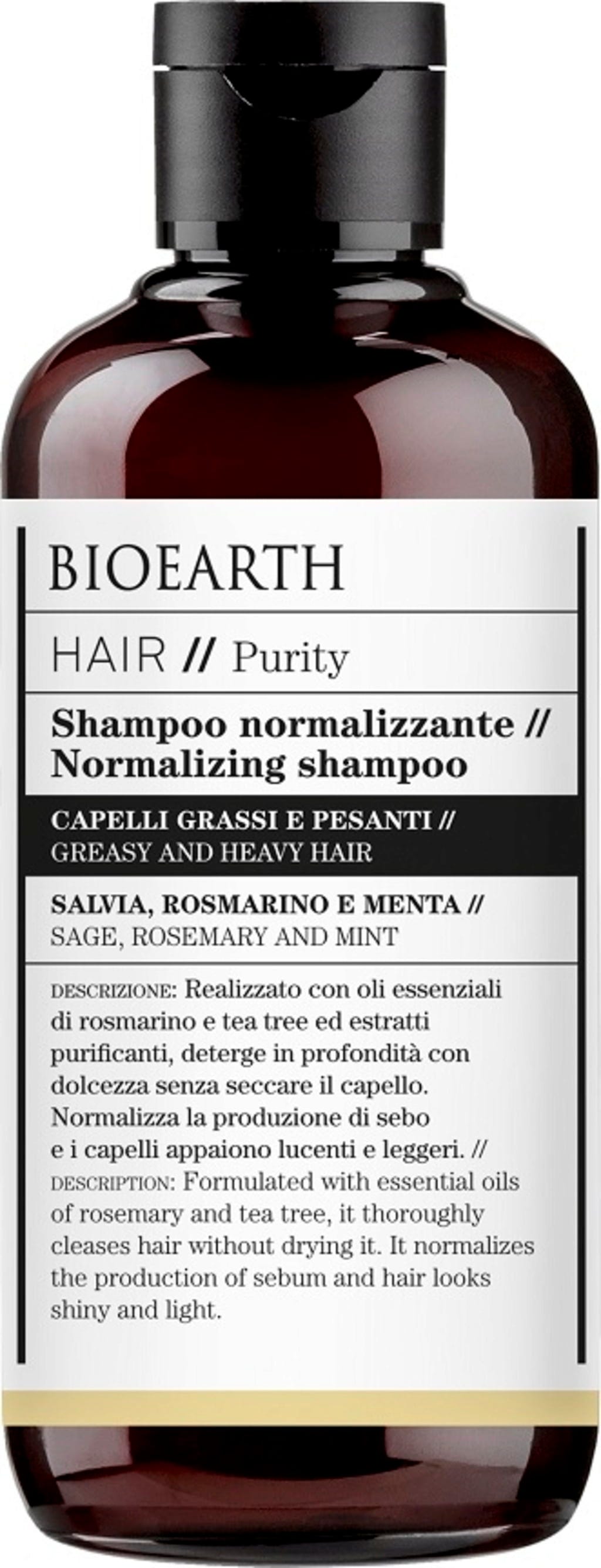 BIOEARTH  Normalisierendes Shampoo, 250 ml