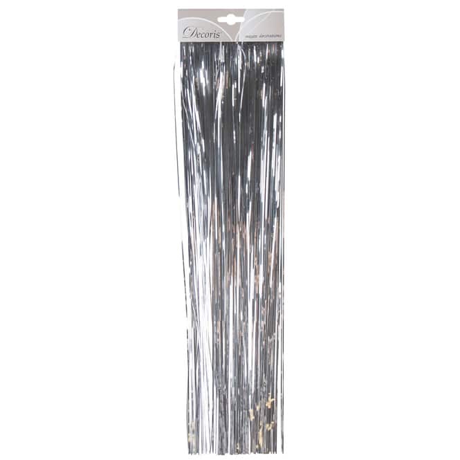 Lametta - 50 x 40 cm - silber-glänzend