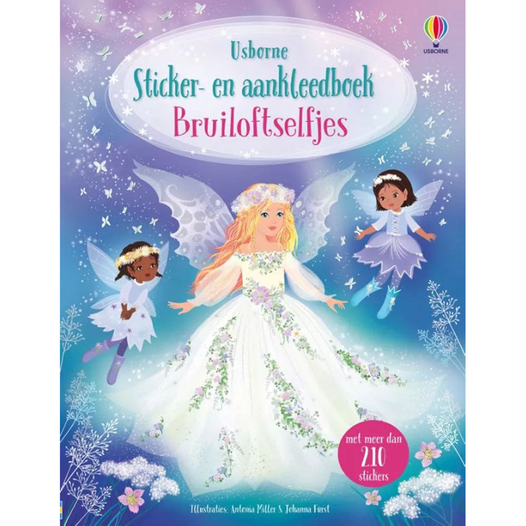uitgeverij usborne sticker- en aankleedboek bruiloftselfjes