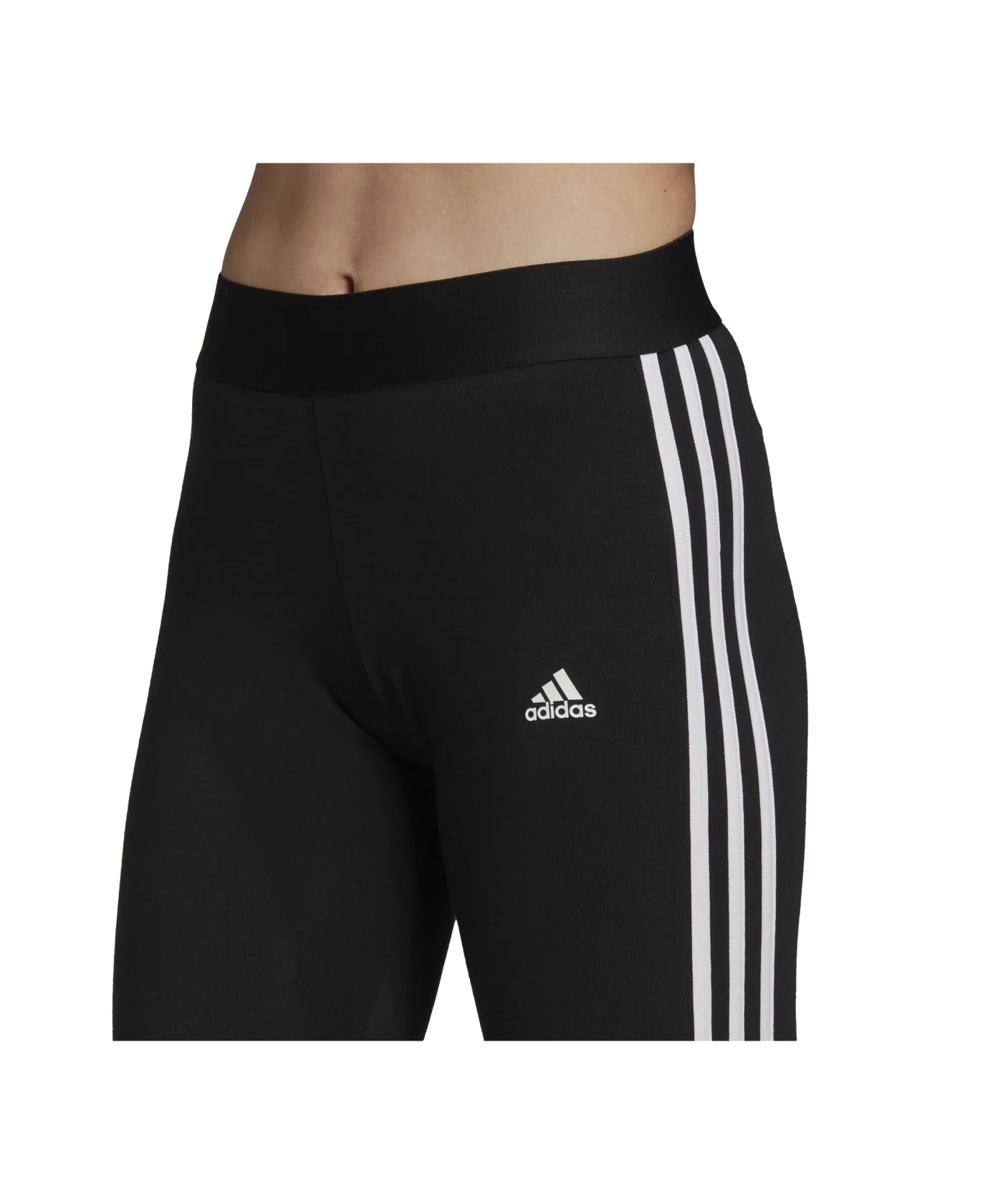 adidas Essentials 3 Stripes Leggings Damen Schwarz