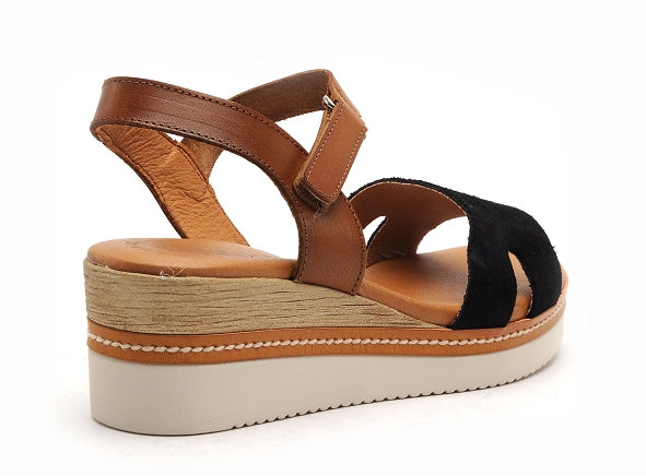 Eva frutos nu pieds talons femme 547 noir