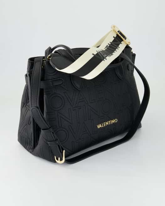 Valentino Shopping Pansy Handtasche in Schwarz