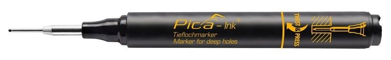 Pica Ink 150/46 Markeerstift tbv diepe gaten zwart