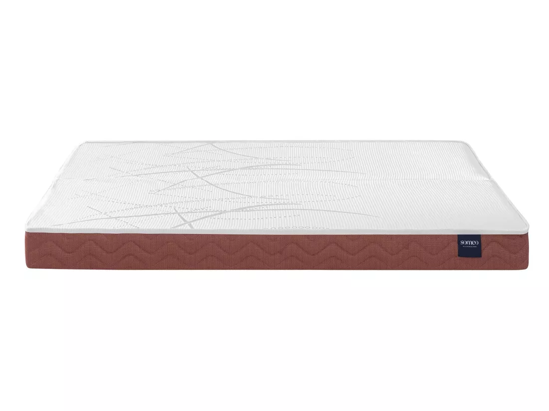 Matelas clic-clac 100% latex Crépuscule 400 - SOMEO 70+70x190