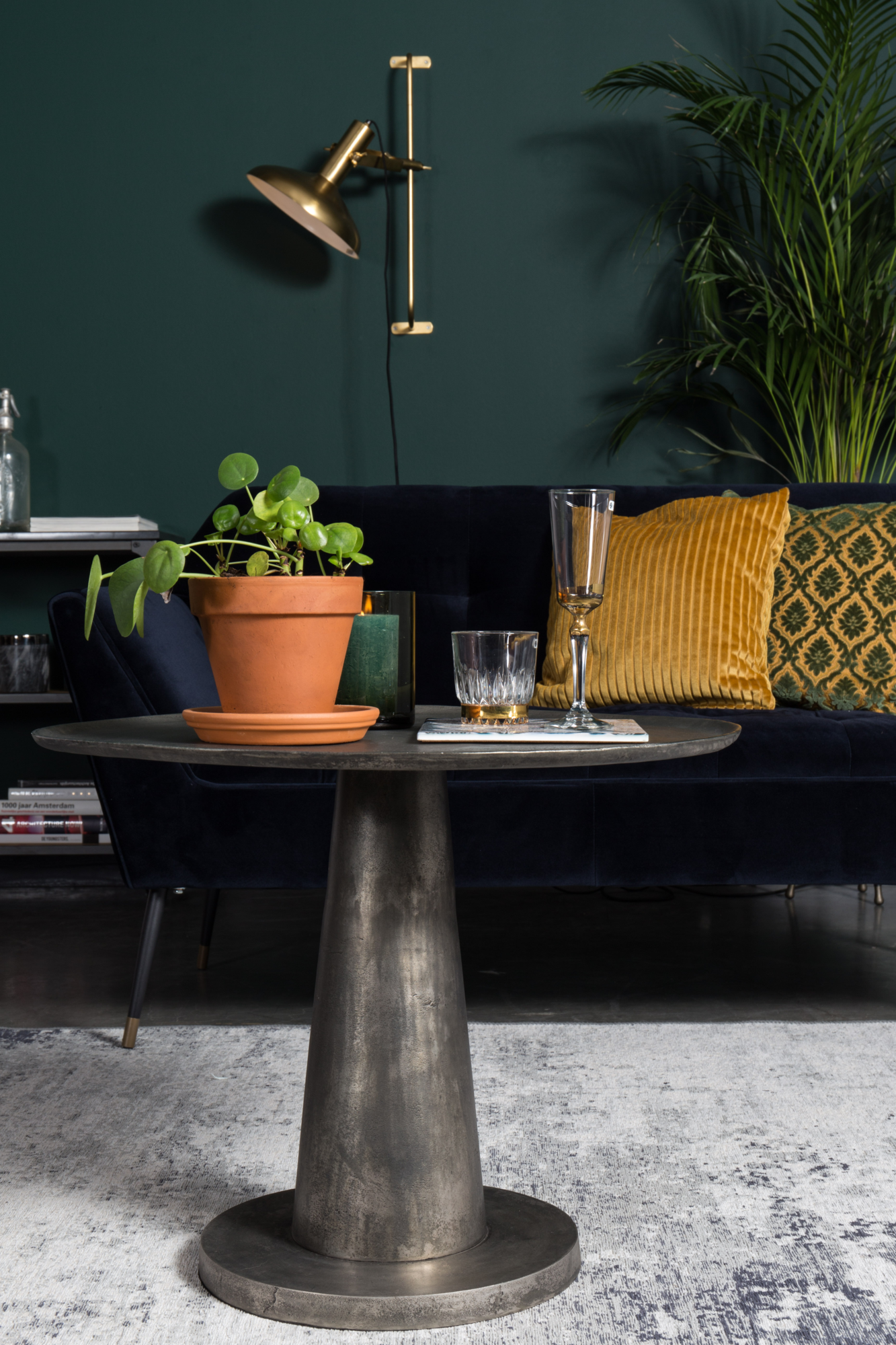 Bijzettafel Brute nickel