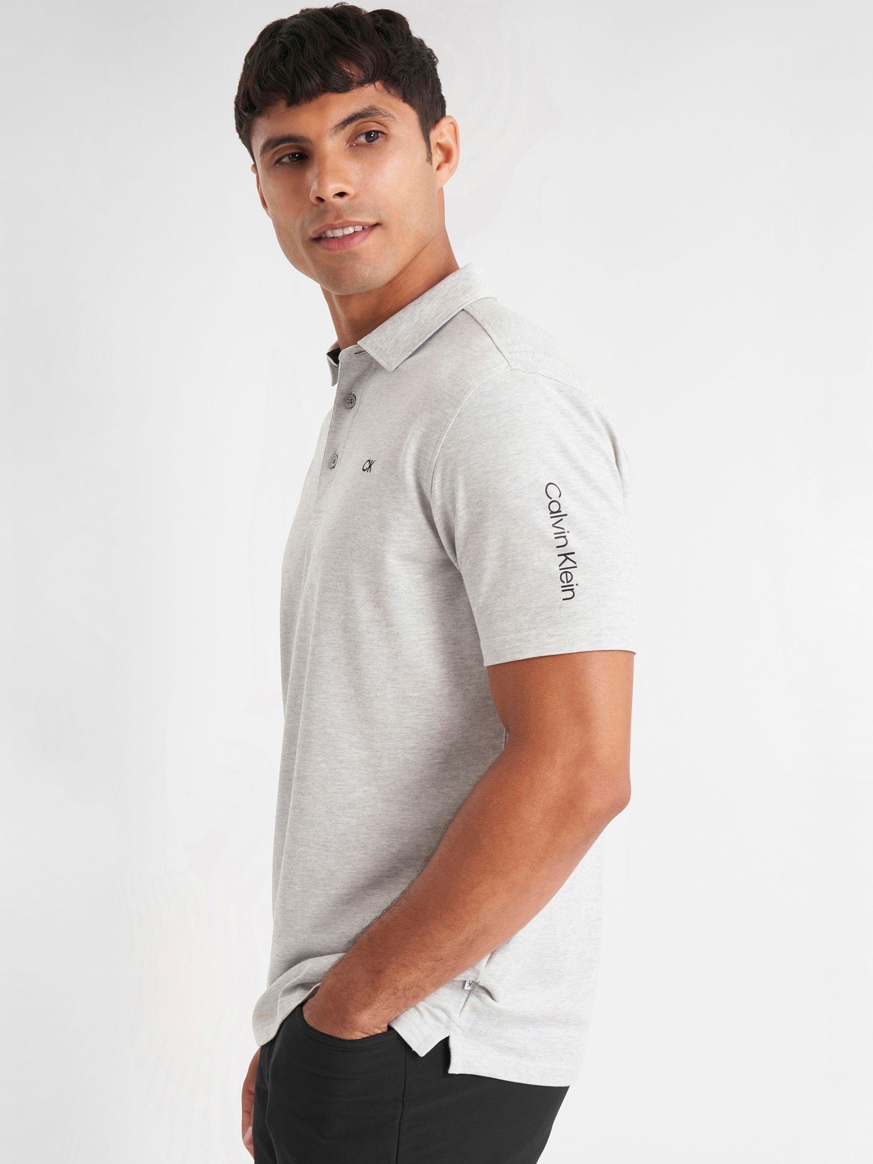 Zilver - Calvin Klein Golf Uni poloshirt