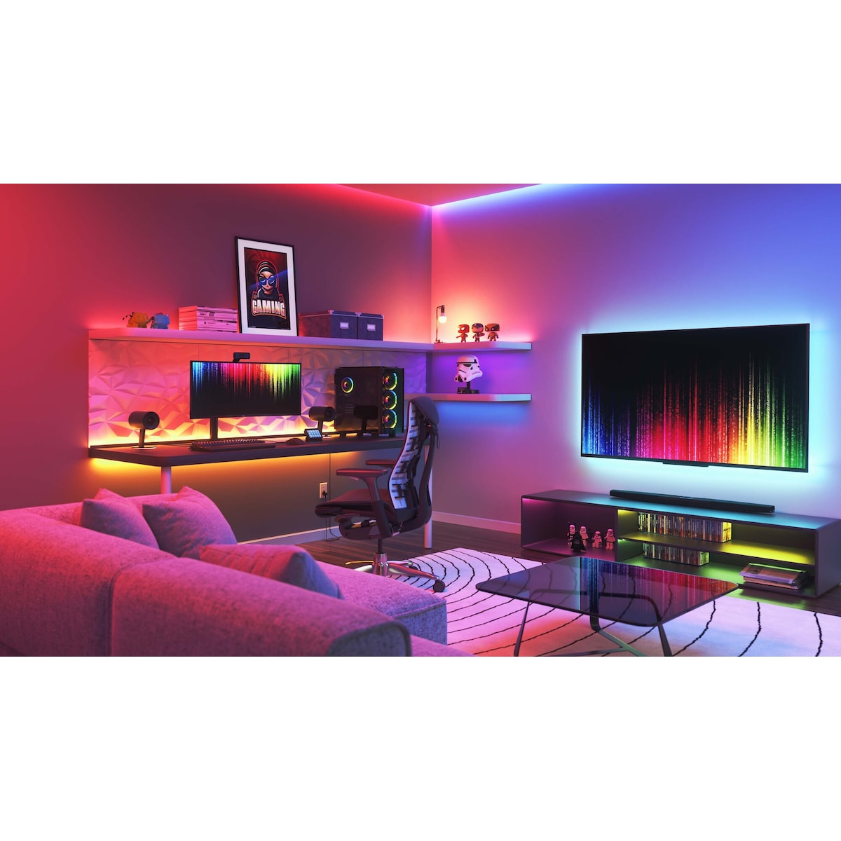 Nanoleaf Essentials Matter lysstripe startsett (2m)