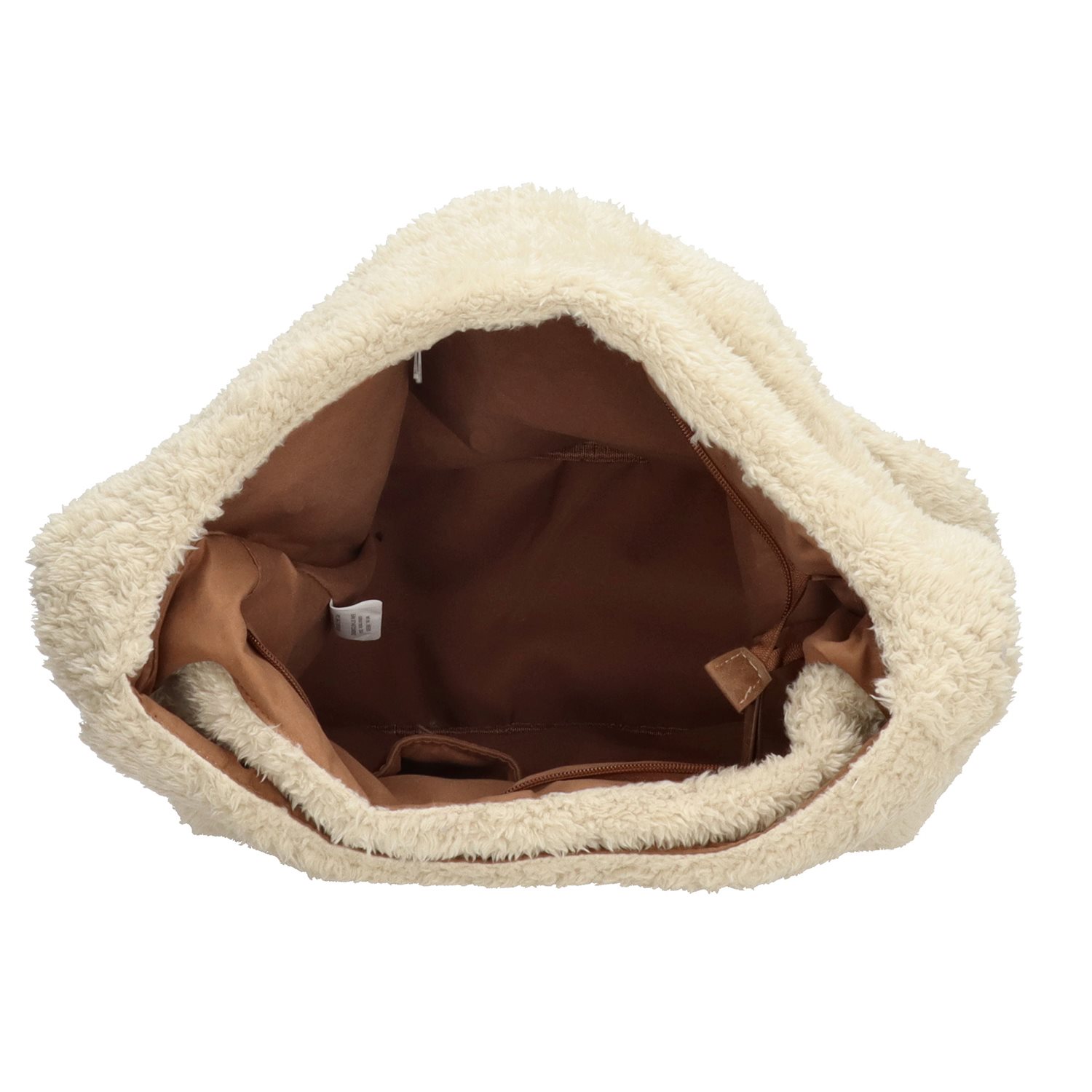 Enrico Benetti Teddy Schoudertas off white