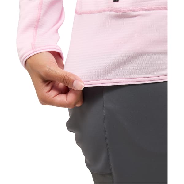 Veste polaire ski rando HAGLÖFS HAGLOFS L.I.M MID FAST HOOD FRESH PINK