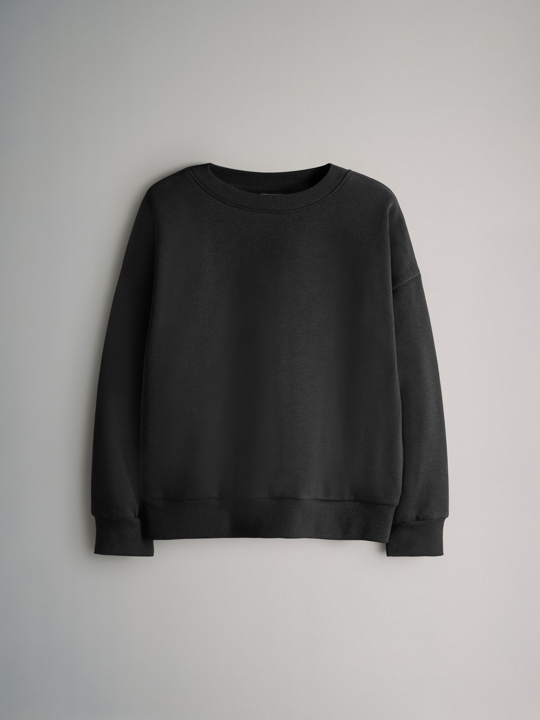 Black/Grey/Green - The Set 4 Pack Crew Neck Jersey Sweatshirts