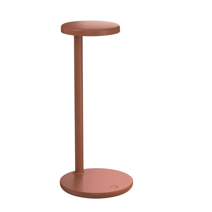 Flos - Oblique LED Tischleuchte, H 35 cm, rostrot
