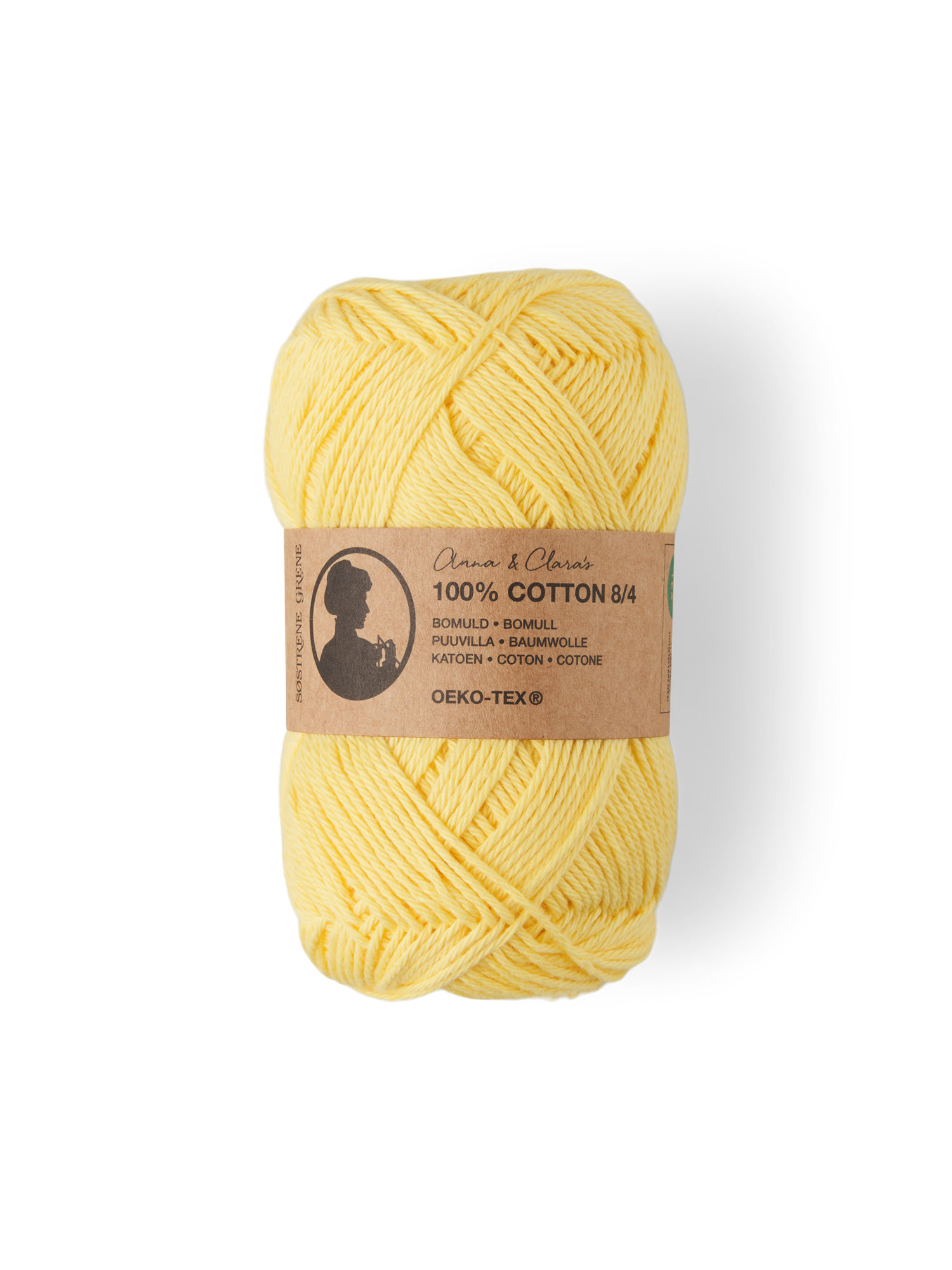 Garn 8/4 | Bomuld. 50 g = 160 m. | Yellow