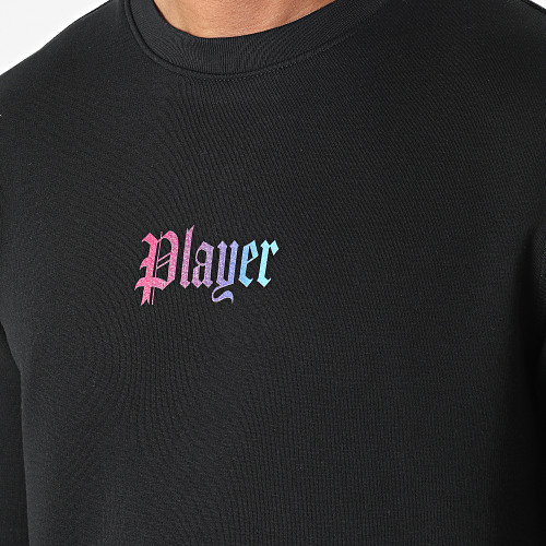 Sweat Crewneck Player Gradient Noir