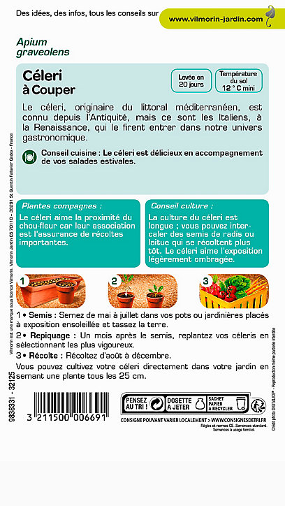 Graines de Céleri à Couper