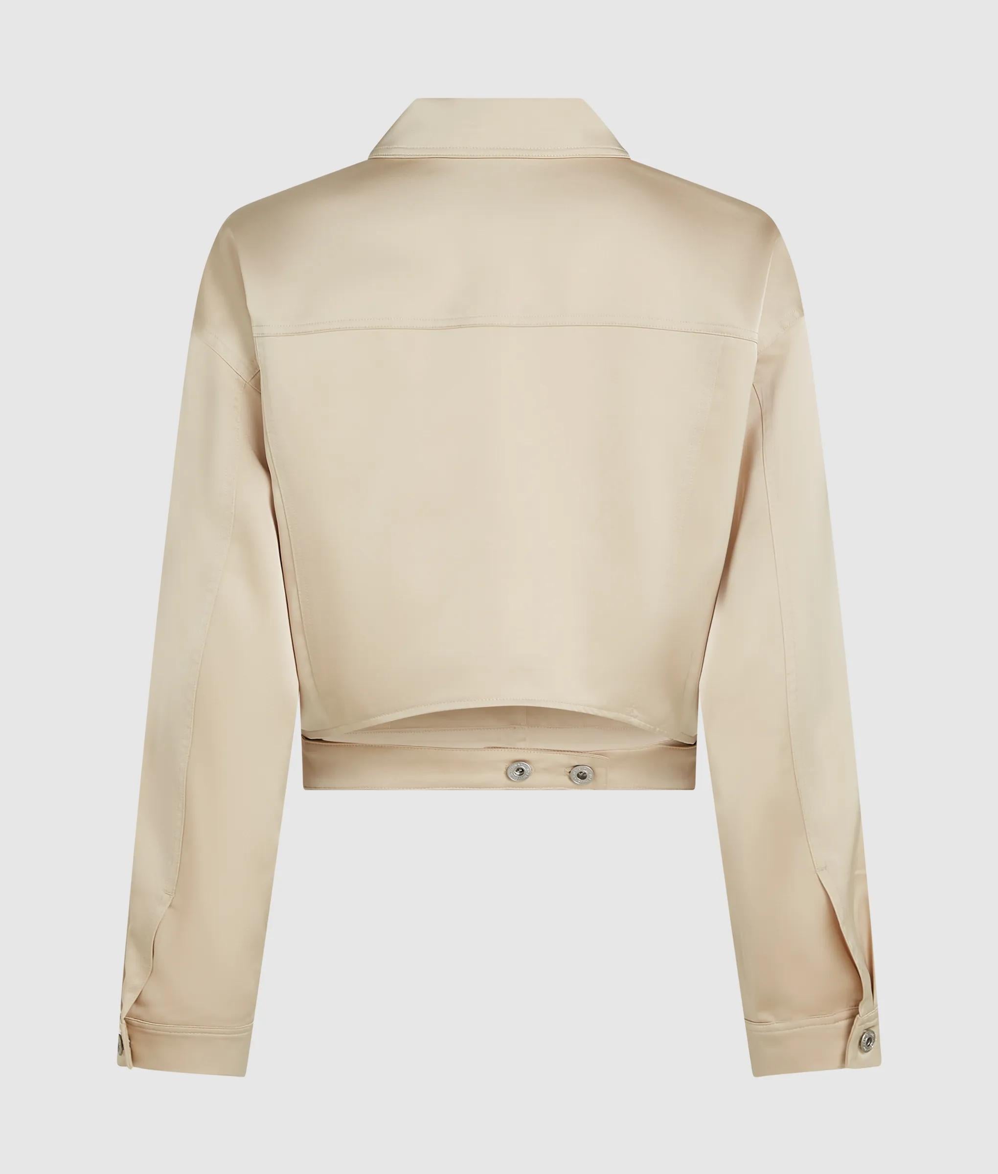 Satijn uitsnede jacket