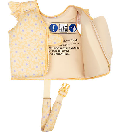 Schwimmen Essentials Schwimmweste - 11-15 kg - Yellow Blumen