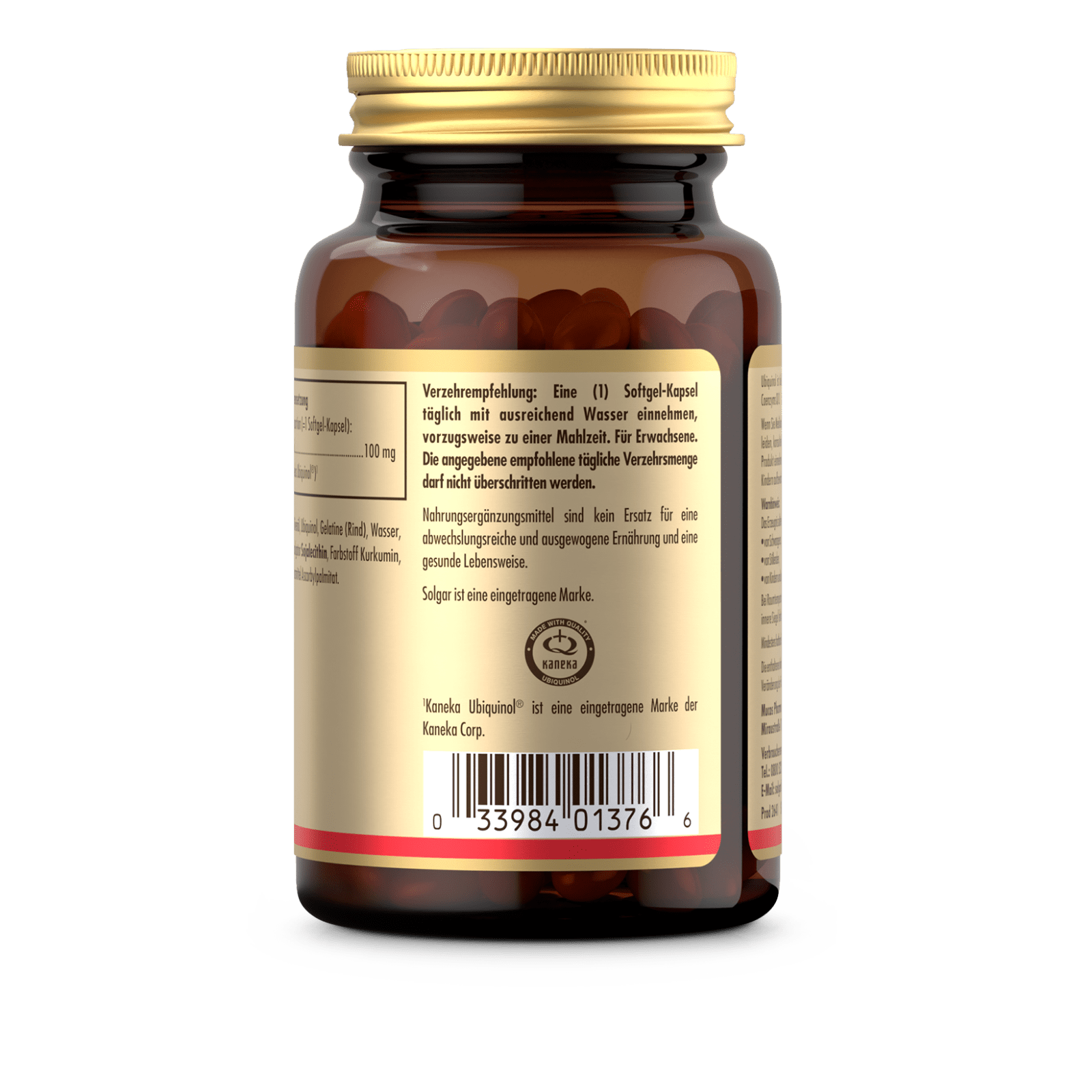 Coenzym Q10 Ubiquinol 100 mg (50 Kapseln)