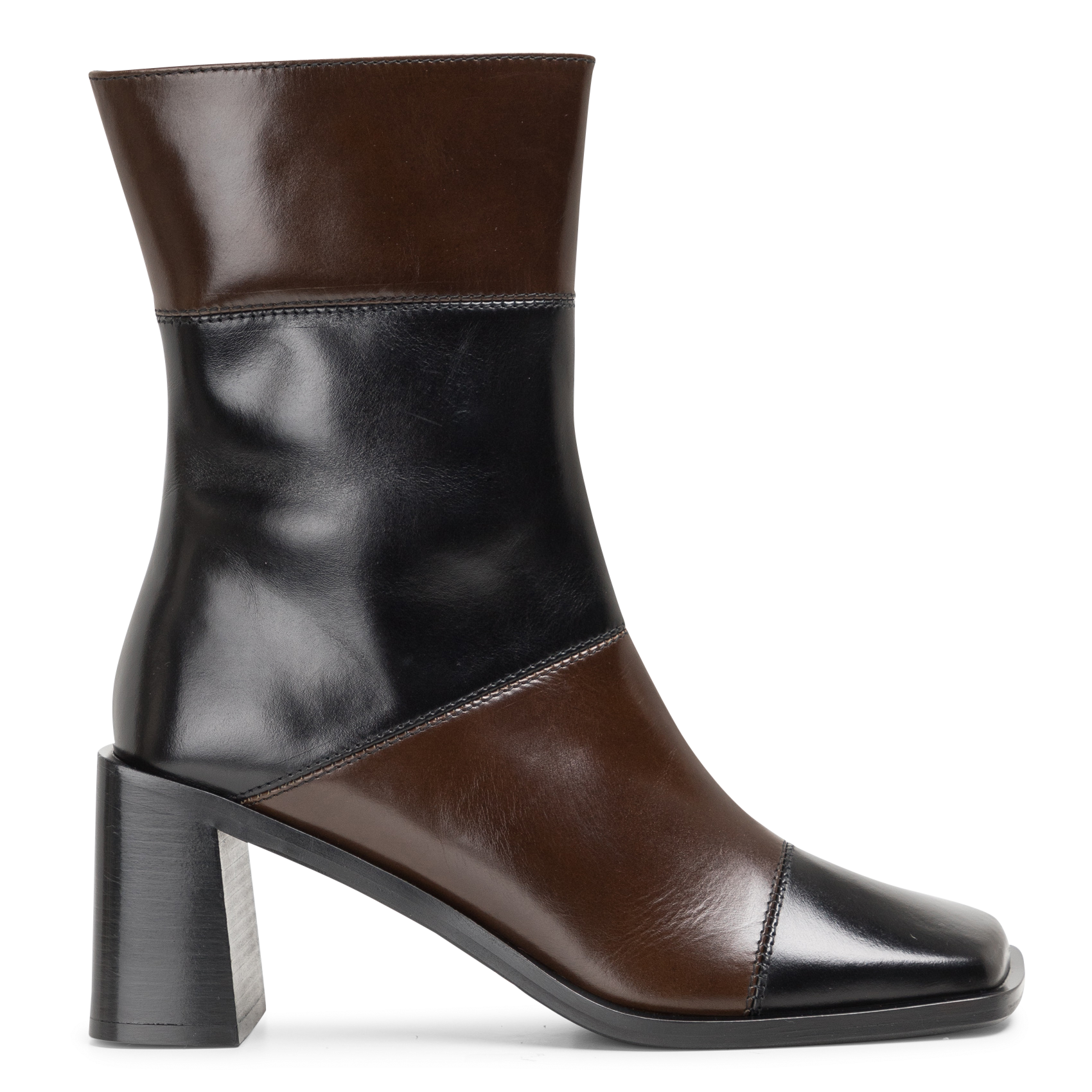 Bottines en cuir | Noir