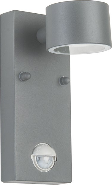 Intratuin wandlamp Thebe sensor grijs 11 x 6,8 x 16,3 cm