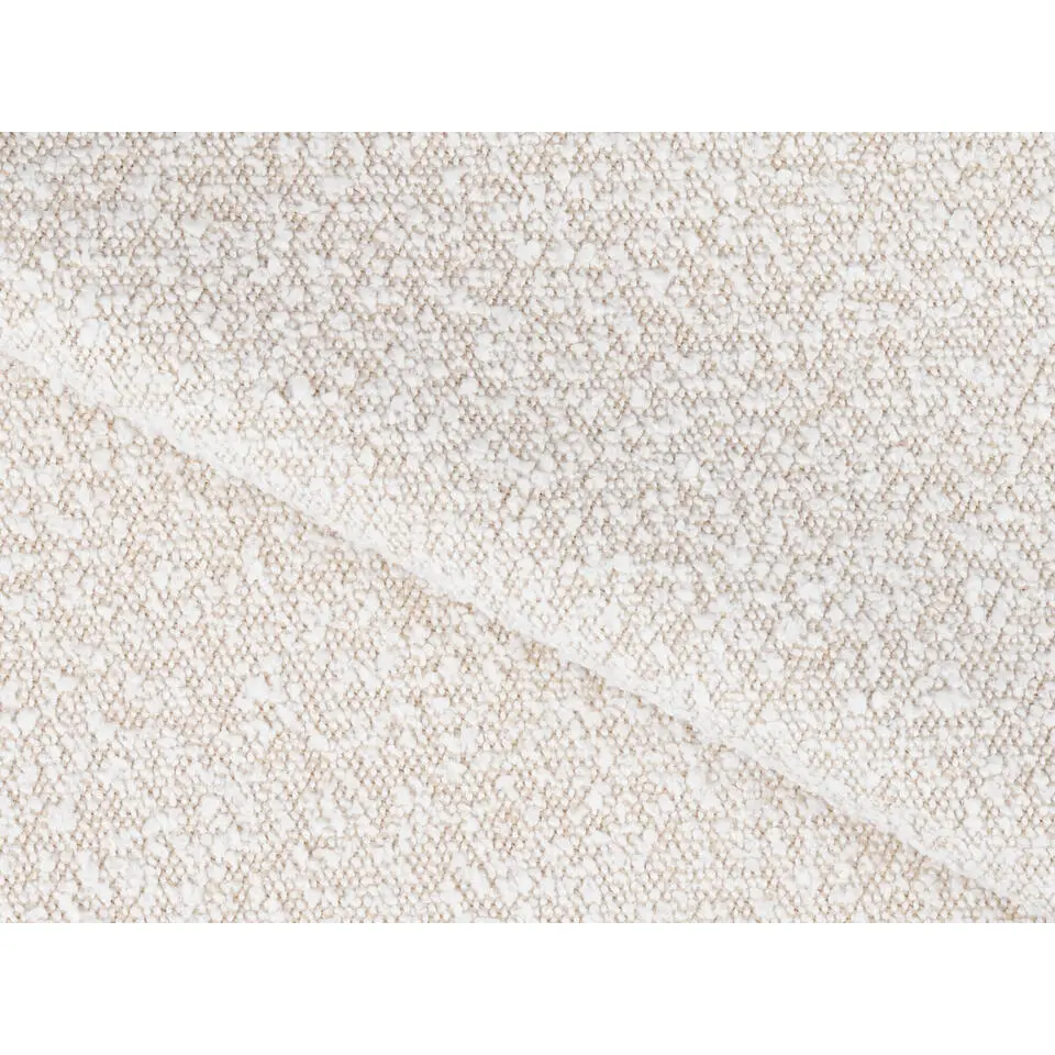 Meubella - Tweepersoonsbed Excalibur - Beige teddystof - 140x200 cm