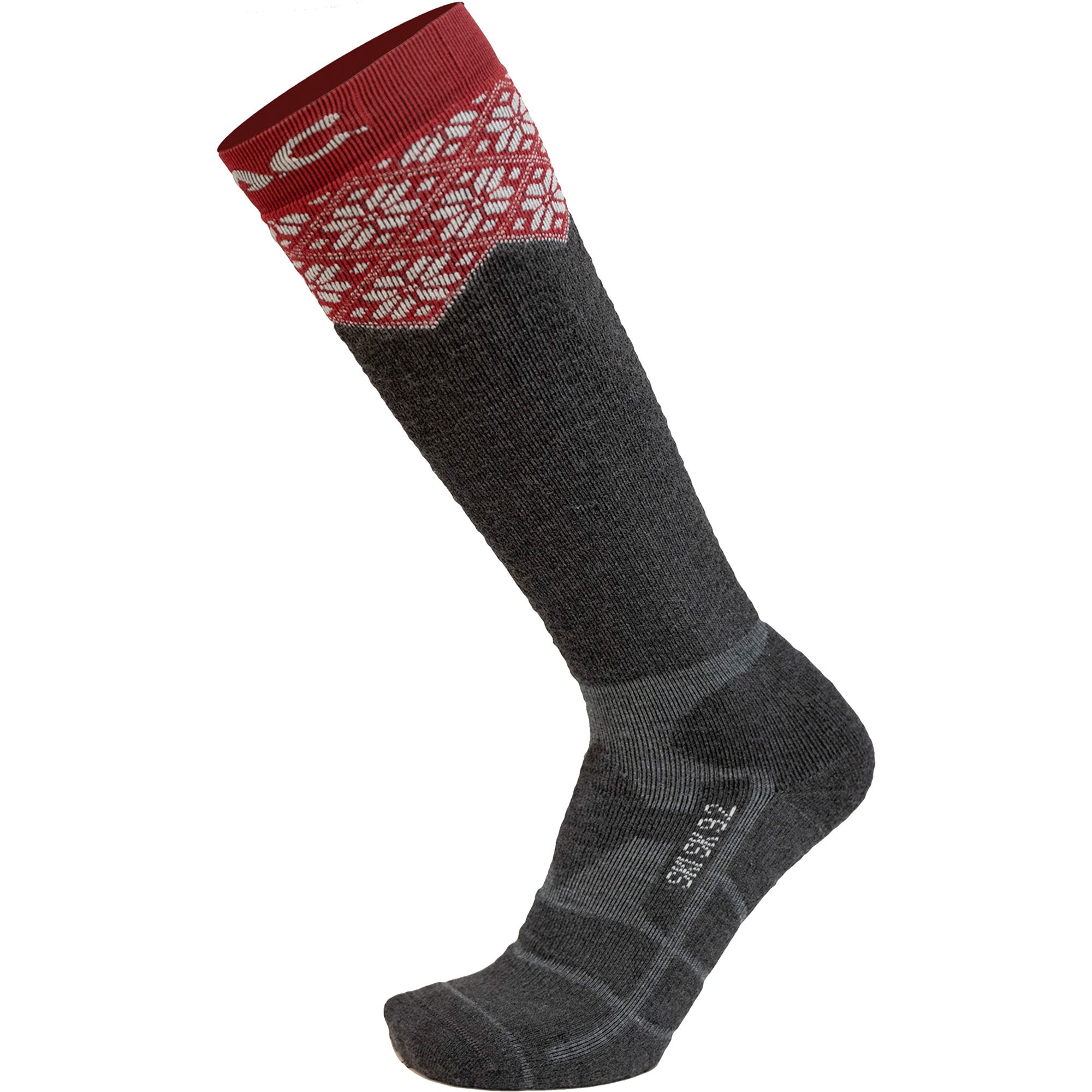 P.A.C. 9.2 Merino Extra Warm Skisocken anthrazit
