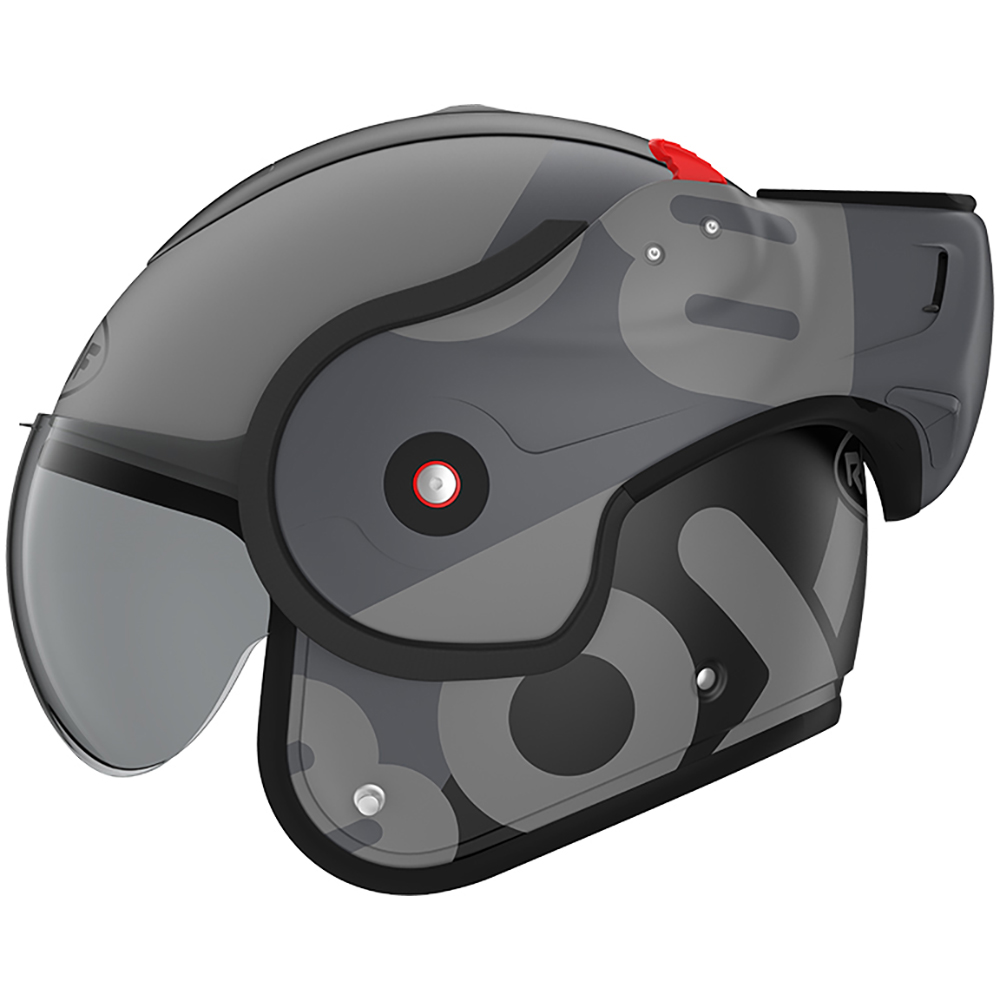 Roof - Casque Boxxer Flag Noir / Gris Mat