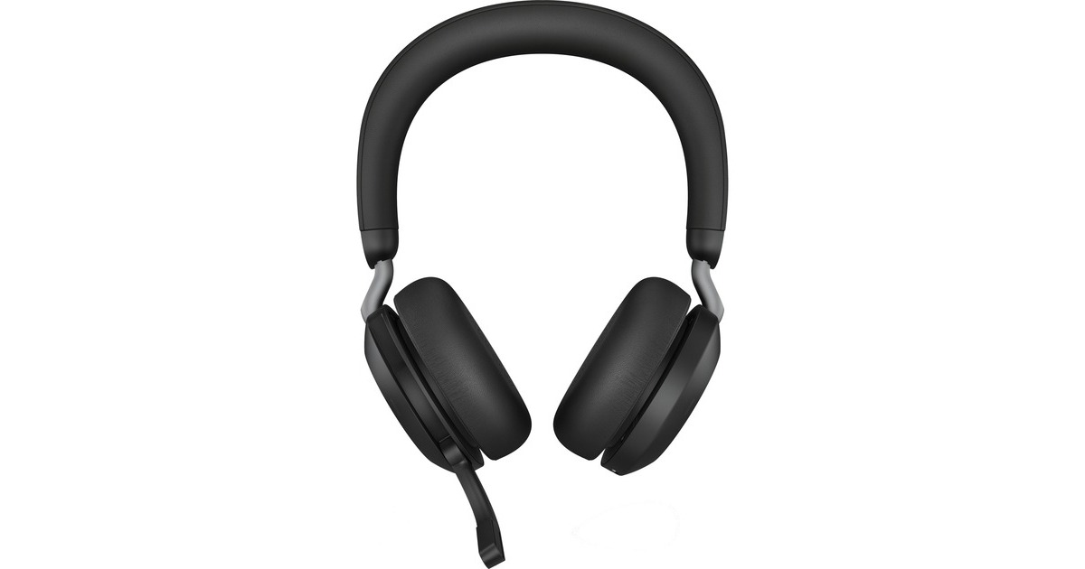 JabraEvolve2 75 on-ear headset  (Zwart, Link380c, UC)