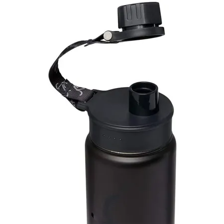 Satch Edelstahl-Trinkflasche Alu 0,5l Schwarz (Black Steel)