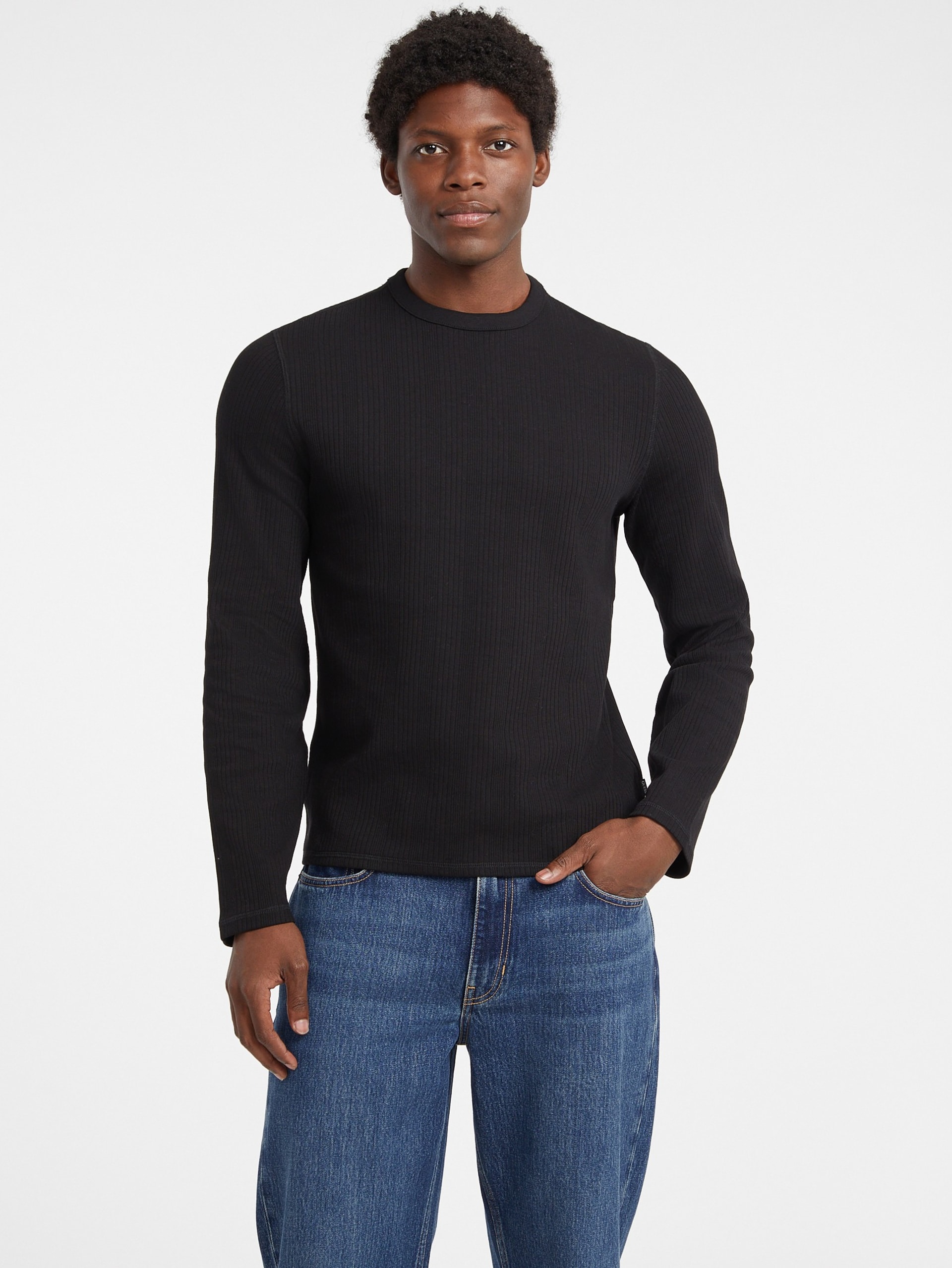 Camiseta Slim Variegated Rib