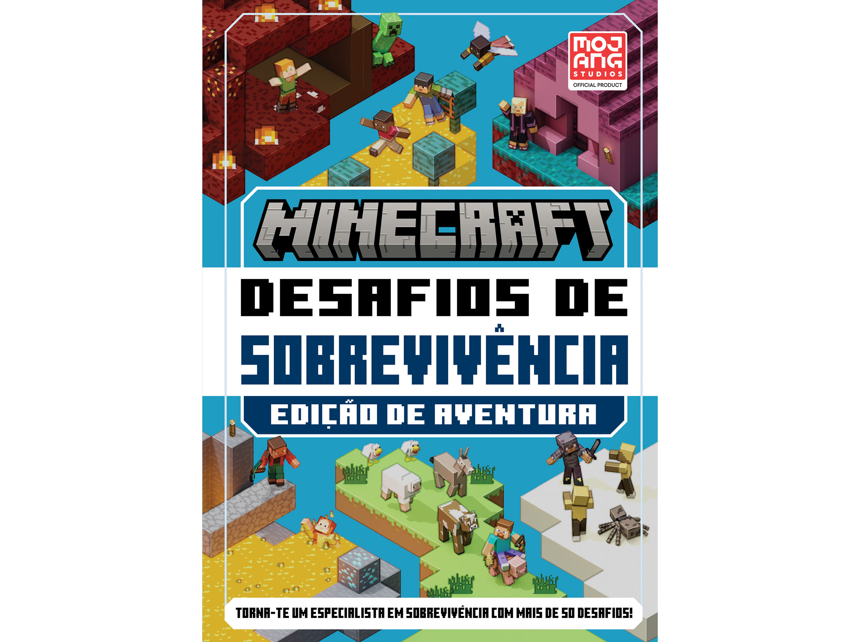 LIVRO MINECRAFT DESAFIOS DE SOBREVIVÊNCIA EDIÇÃO DE AVENTURA
