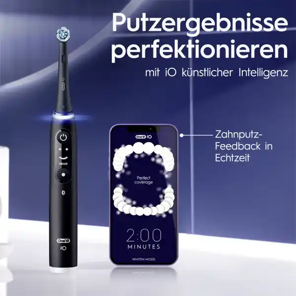 iO Series 6N Elektrische Zahnbürste Black Lava