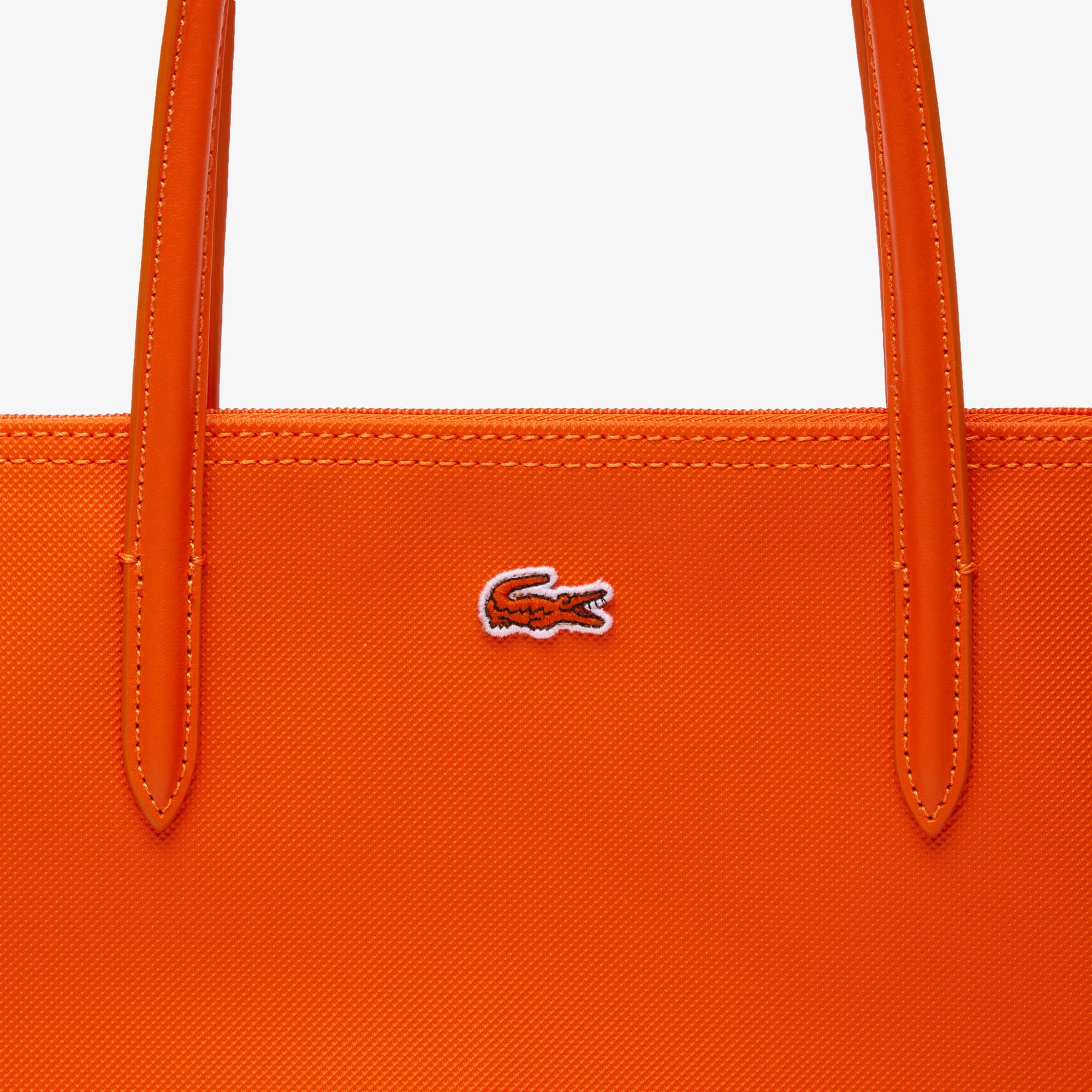 Petit sac cabas zippé L.12.12 Concept uni Sacs à main & Cabas - Orange - Lacoste - Femme