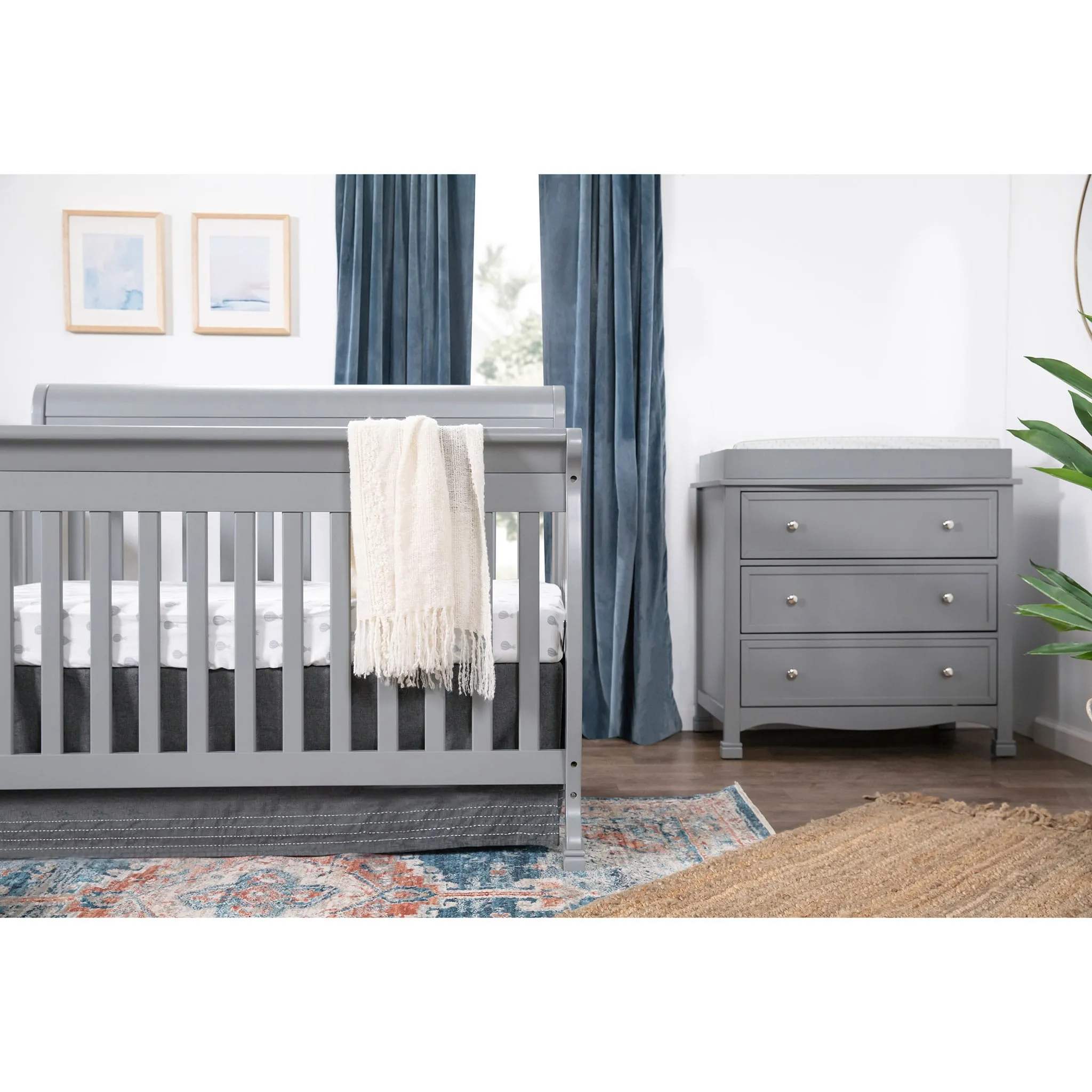DaVinci Couchette Convertible 4-en-1 Kalani - Gris