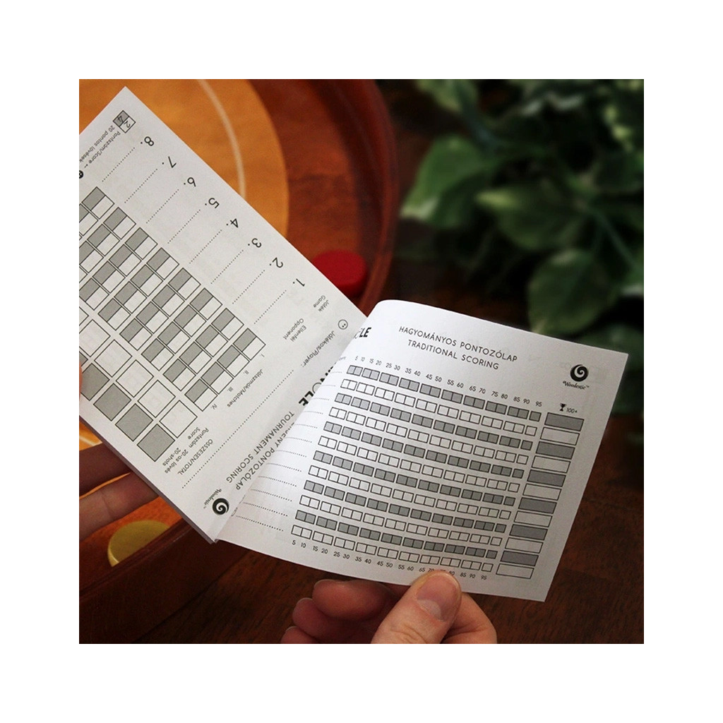 Feuille de score Woodestic Crokinole