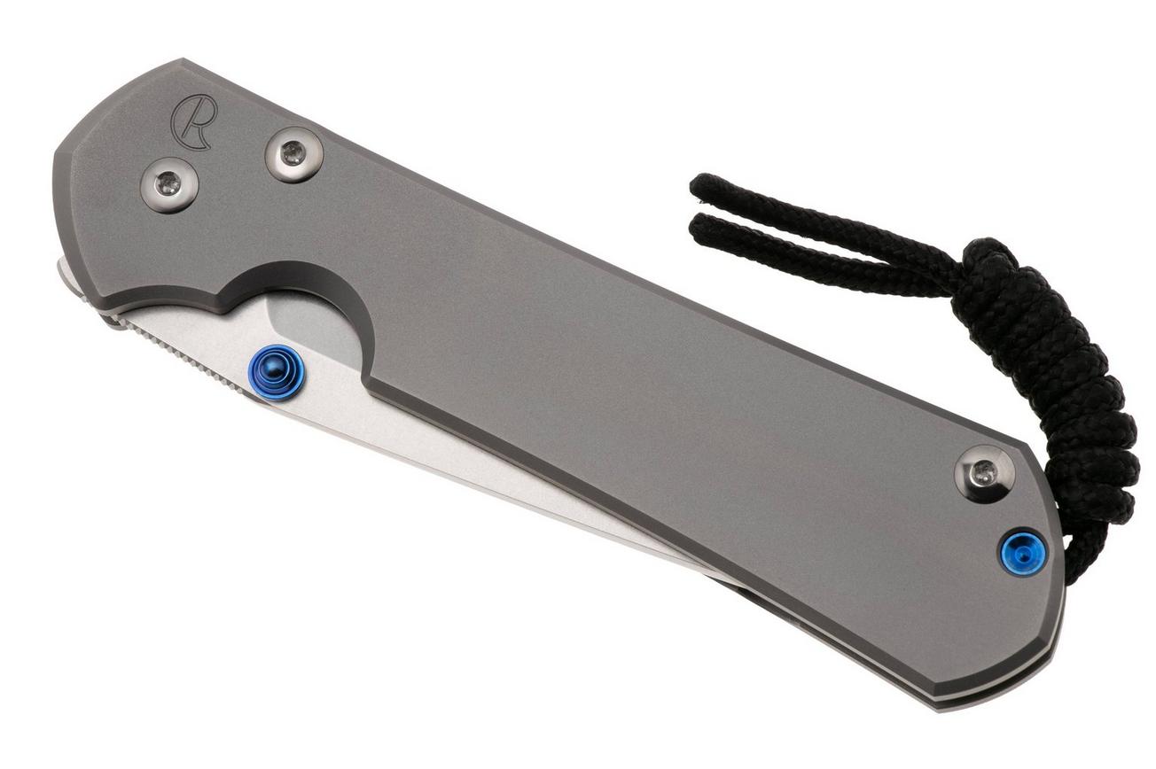 Chris Reeve L31-1687 Large Sebenza 31, Stonewashed MagnaCut, Plain Glass Blasted Tanto zakmes