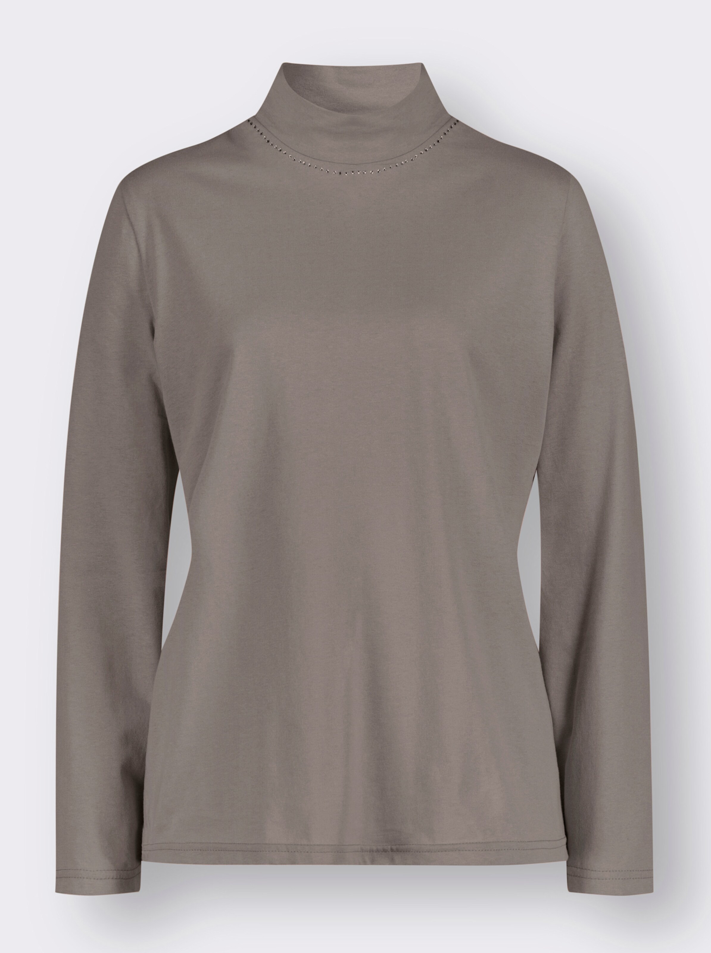 Stehkragen-Shirt