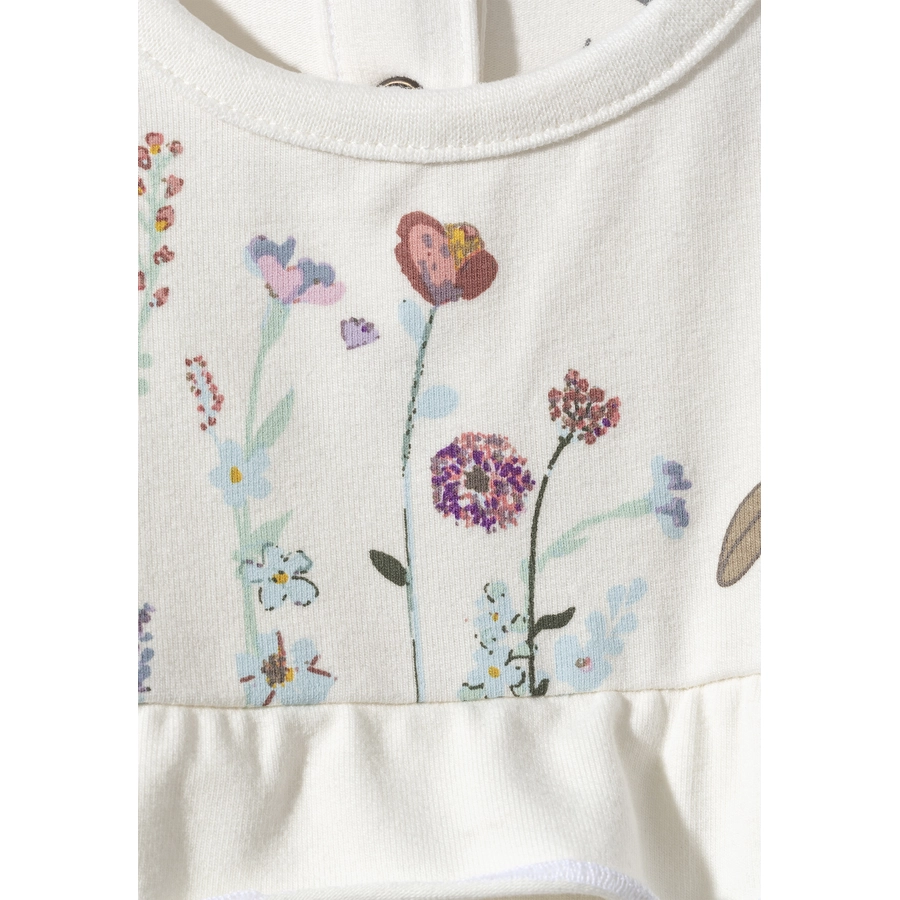 Sterntaler Body Blumenwiese ecru