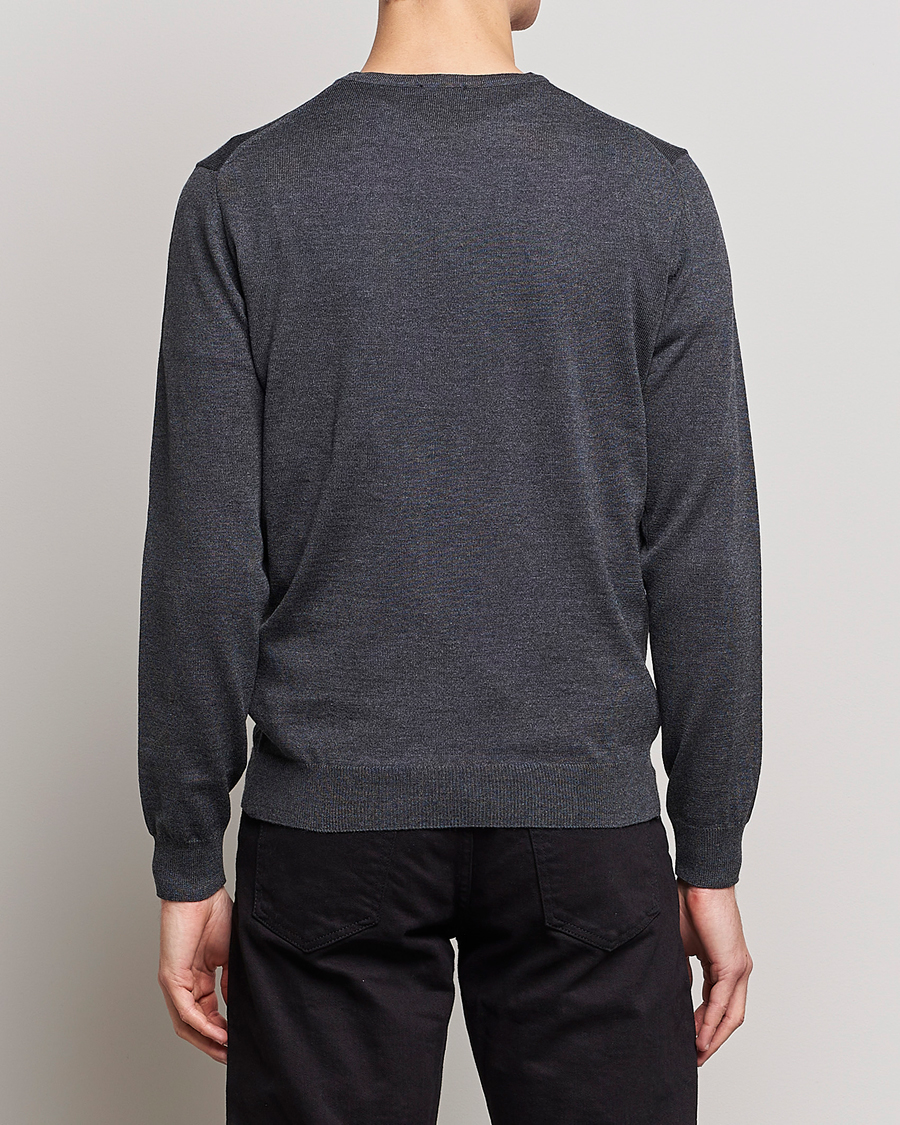 Stenströms Merino Crew Neck Anthracite
