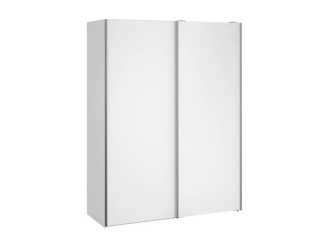 Garde-robe 2 portes Dstang, Meubles de chambre, Penderie de plain-pied, Placard à vêtements, 150x61 h200 cm, Blanc
