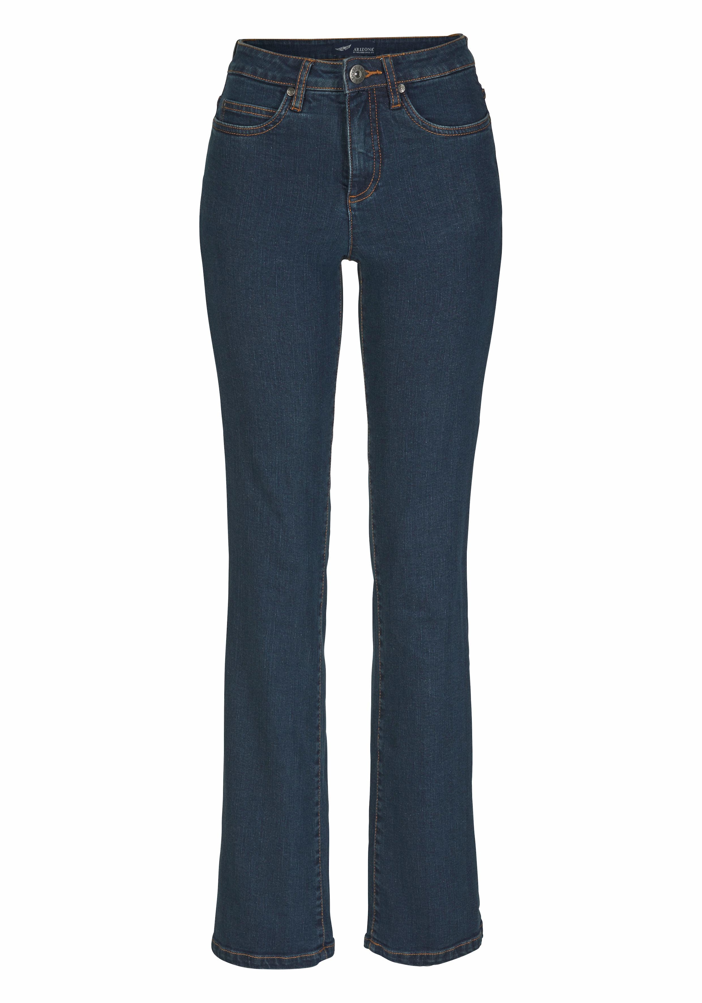 Arizona Bootcut-Jeans »Comfort-Fit«, ausgestellte Beinform,  mit Eingrifftaschen,  High-Waist