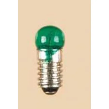 Auhagen 1 Lampe m. Schraubs. grün lose Kugel E 5,5 19 V 0,06 A