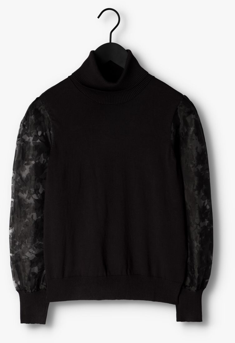 MY ESSENTIAL WARDROBE zwarte my essential wardrobe coltrui anniemw knit rollneck