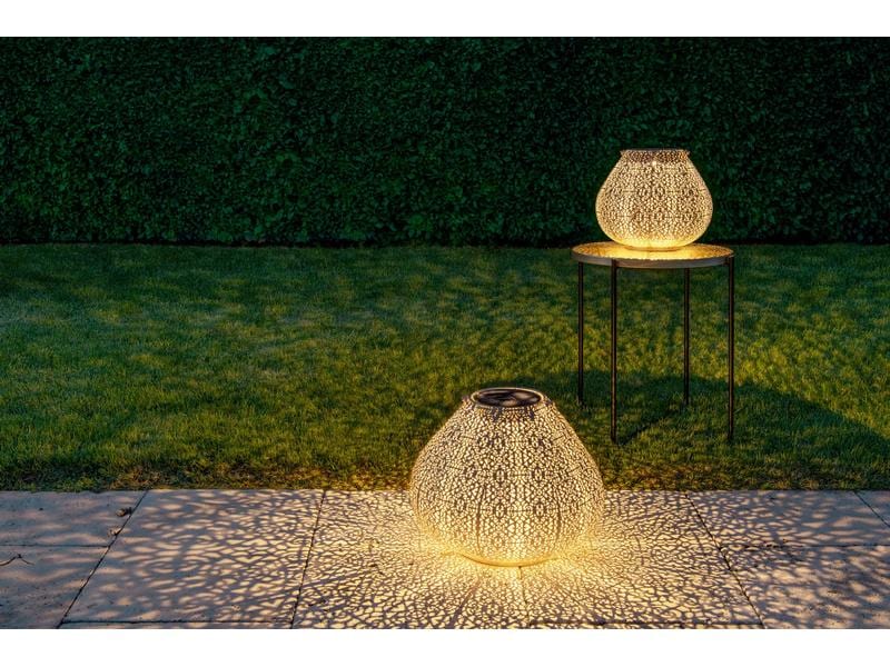 STT Laterne Solar Antic Lantern Jade L, Beige Solarleuchte zum Aufstellen