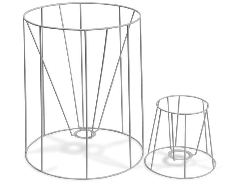 Lampenschirmgestell rund, konische Form (stehend)
